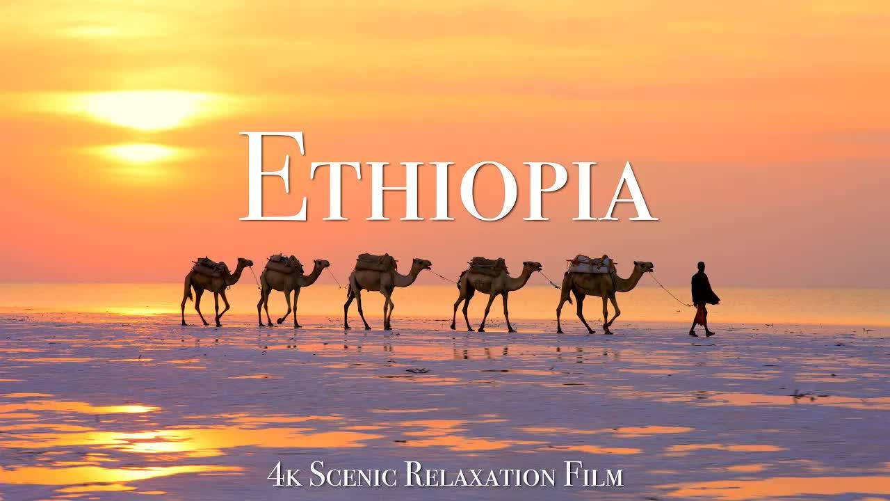 Ethiopia 4K - Scenic Relaxation Film With Calming Music смотреть онлайн
