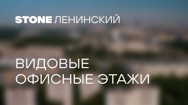Виды из окон STONE Ленинский