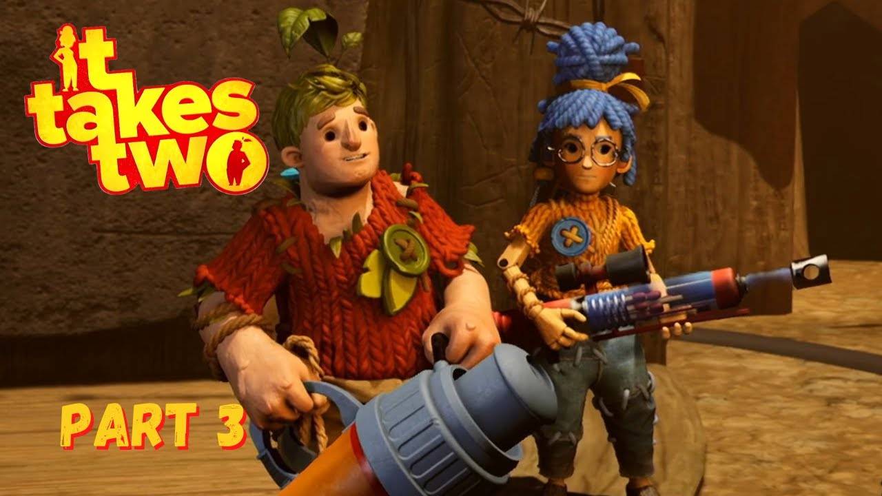 It Takes Two на PS5 - Лучшая Игра для Двоих! | Начинаем Кооперативное Приключение часть 3