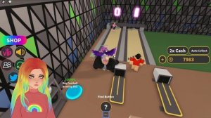 ПОСТРОИЛА ОГРОМНЫЙ ЦЕНТР ДЛЯ БОУЛИНГА! Roblox Go Bowling Tycoon