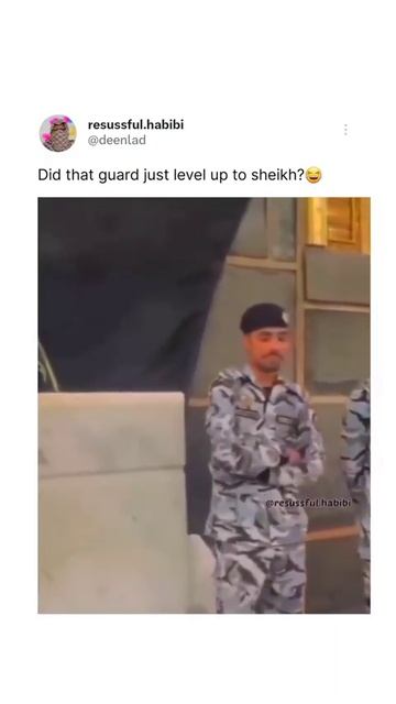 Did that guard just level up to sheikh😂 смотреть онлайн