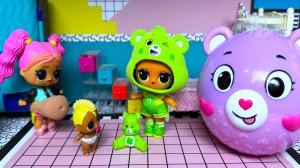 МИМИМИШКИ ЛОЛ СЮРПРИЗ🐻🎁🤣 или НЯНЯ ДЛЯ МАЛЫША Семейка беременной Вики и Панки МУЛЬТИКИ