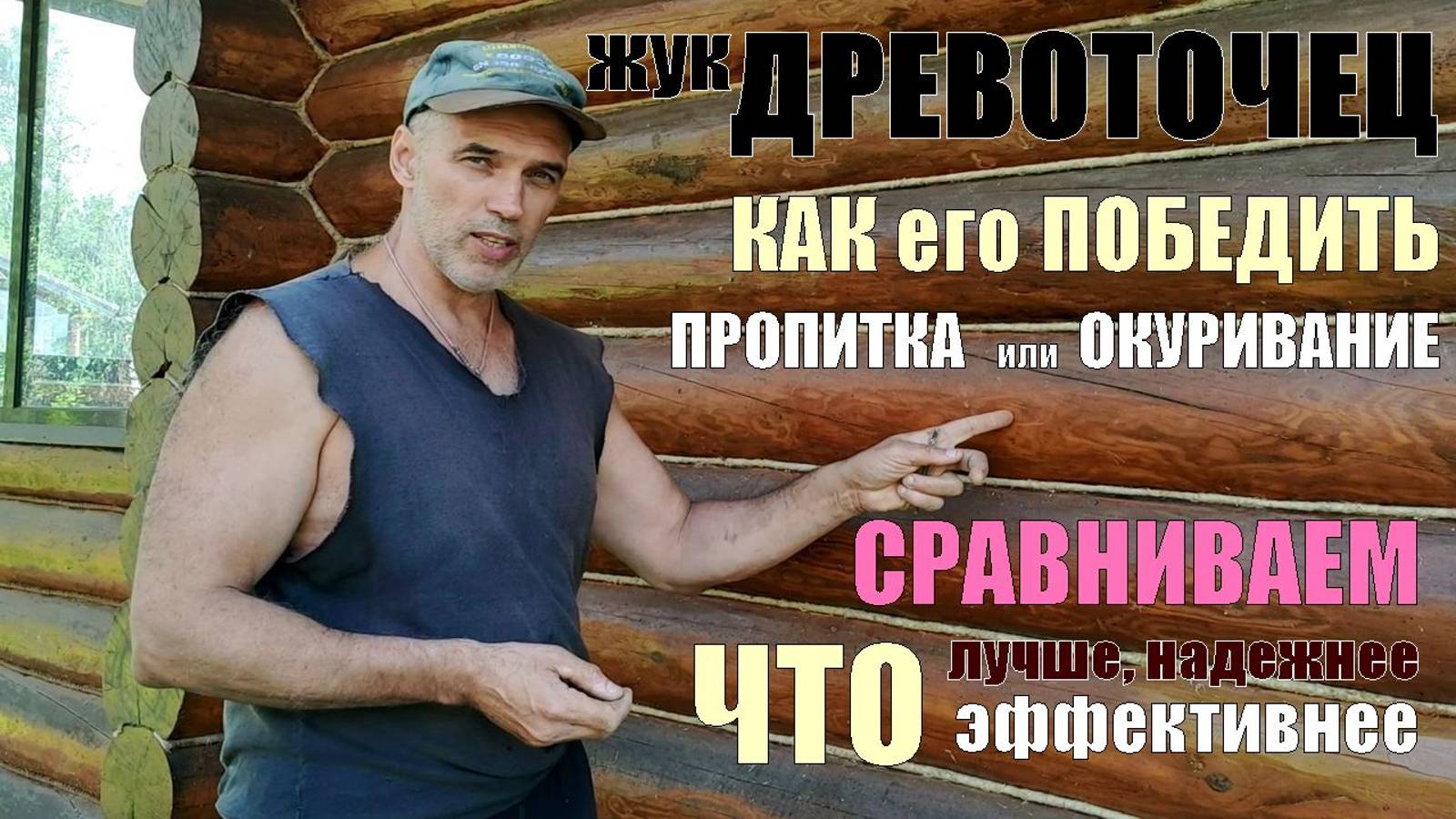 Лечим сруб от жука ДРЕВОТОЧЦА и КОРОЕДА! Что предлагают и КАК это работает - УЗНАЙ, что ЭФФЕКТИВНЕЕ смотреть онлайн