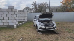 Очередная замена масла на Лада Гранта пробег 37830