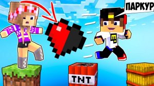 Майнкрафт но Девушка как пройти Испытания и Паркур Карту Челлендж НУБ И ПРО ВИДЕО ТРОЛЛИНГ MINECRAFT