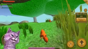 СИМУЛЯТОР БЕЛКИ #2 ОХОТА напали на МЫШЬ говорящая КОШКА ЛАНА играет