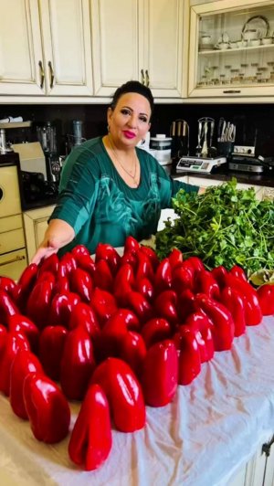 Красный болгарский маринованный перец. Рецепт от Аруси Кавказ