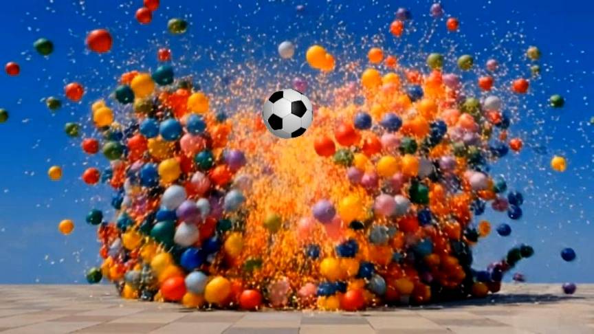 шарики - машина ретро