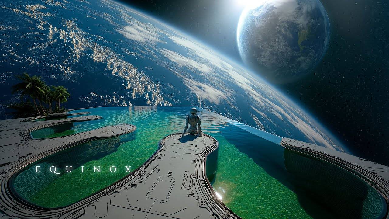 Equinox ⧫ Serene Space Ambient Soundscape ⧫ Soothing SciFi Music For Deep Relaxation (360p) смотреть онлайн