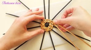 5 вариантов плетения круглого дна из газетных трубочек!
