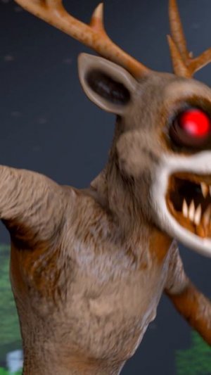 Анимация 99 Ночей в Лесу - Олень vs Сова