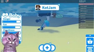 УСЫНОВИ МЕНЯ КОТ ДЖЕМ в роблокс Adopt Me! ROBLOX  говорящая КОШКА ЛАНА играет