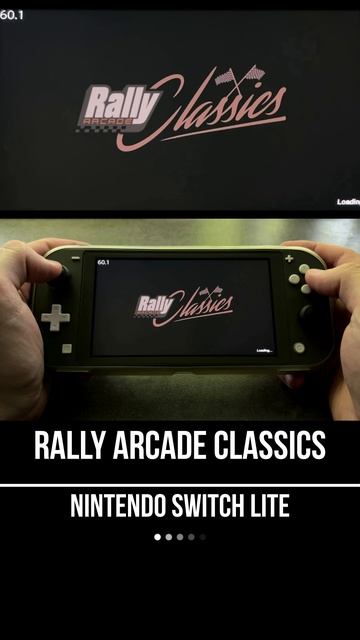 Rally Arcade Classics Nintendo Switch Lite Gameplay смотреть онлайн