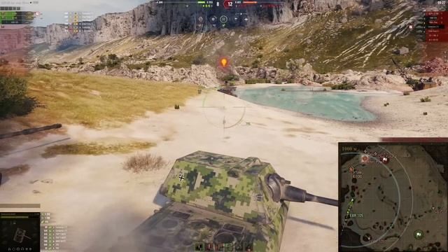 [Fermani wot] Взводный вожак в деле! Вот на что способен этот игрок на E100 в WOT Мега битва! смотреть онлайн