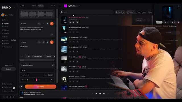 Suno V5 Гаид по функциям Extend Add Vocal Add Instrumental