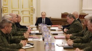Совещание с руководством Министерства обороны и Генерального штаба в СЗФО