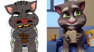 Говорящий Том и Анжела. Анимация