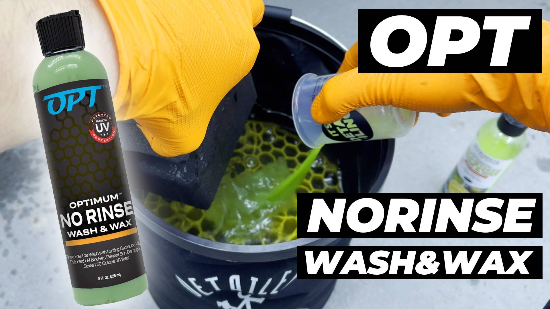 OPT NORINSE Wash & Wax. Зеленый ноуринс с воском.