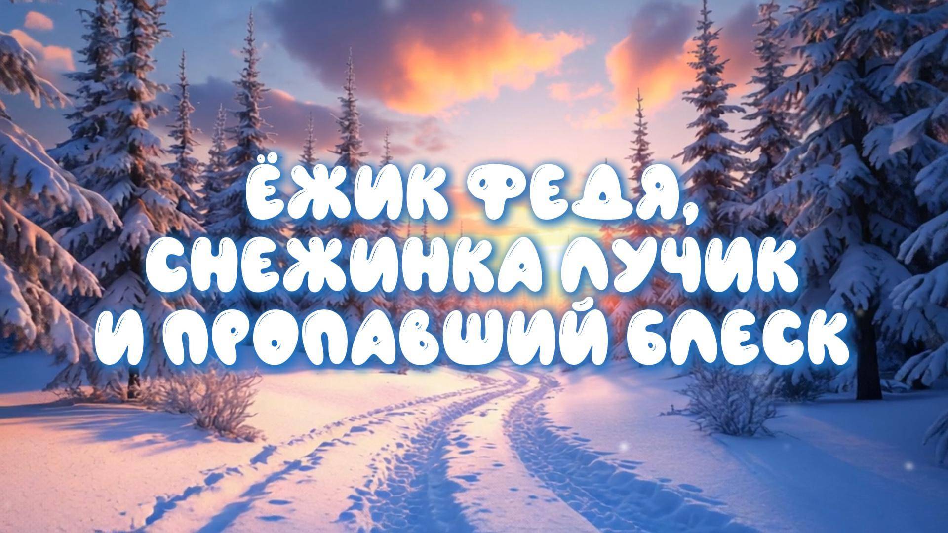 ❄️ ЁЖИК ФЕДЯ. СНЕЖИНКА ЛУЧИК И ПРОПАВШИЙ БЛЕСК.🎄❄️❄️❄️ смотреть онлайн