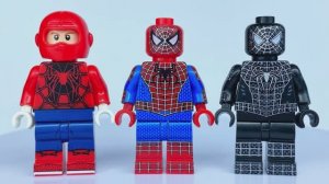 Неоригинальные ЛЕГО Минифигурки Костюмов Человека-Паука из Оригинальной Трилогии #лего #марвел