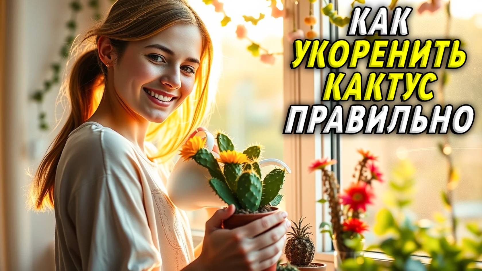Как укоренить кактус смотреть онлайн