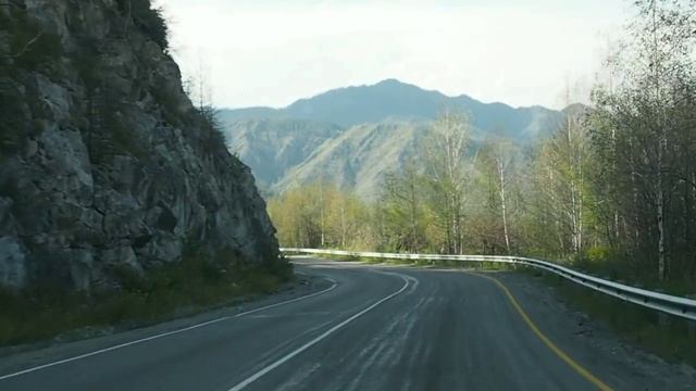 Спуск с перевала Чике-Таман (Горный Алтай). смотреть онлайн