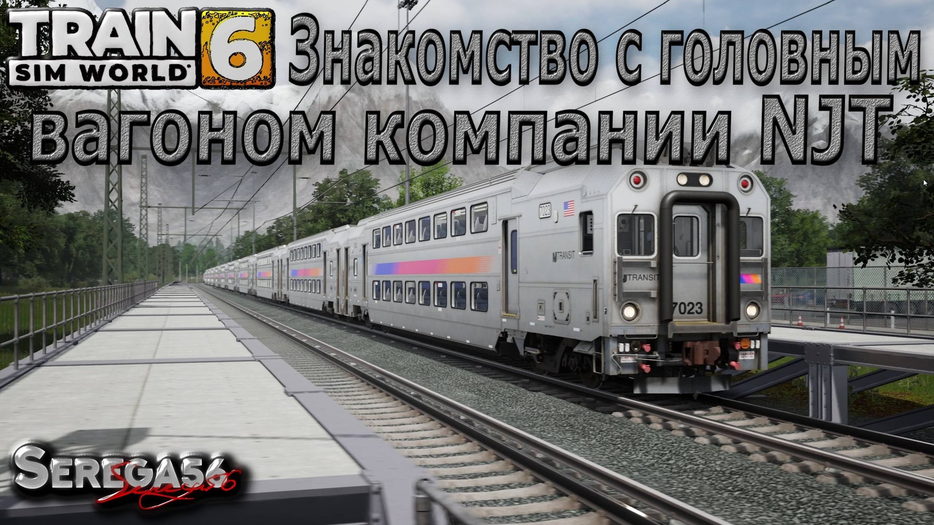 Train Sim World 6: «Знакомство с двухэтажным головным вагоном компании NJT» смотреть онлайн