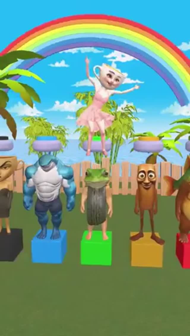 Балерина Капучина попрыгает на кнопках