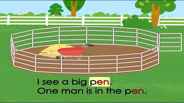 CVC words _ Letter E _ Short Vowel e _ et, ed, en Word Families _ Learn to Read _ Phonics смотреть онлайн