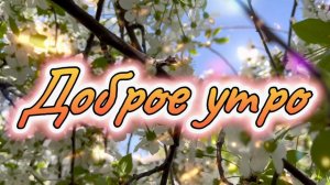 Доброе утро. Радуйтесь, что песню жизни слышите. Песня с добрым утром