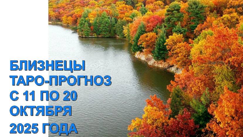 БЛИЗНЕЦЫ ТАРО-ПРОГНОЗ С 11 ПО 20 ОКТЯБРЯ 2025 ГОДА смотреть онлайн
