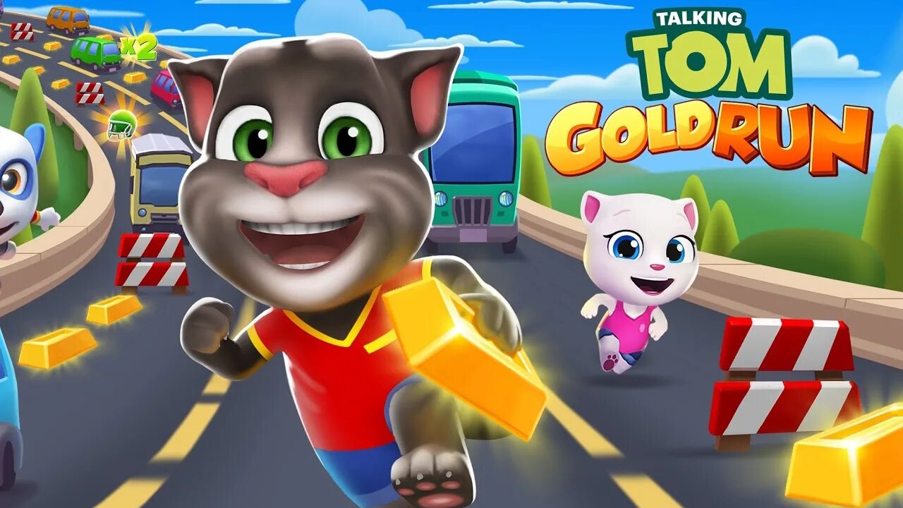 Talking Tom Gold Run.Бег за золотом , а ты сможешь лучше ? смотреть онлайн