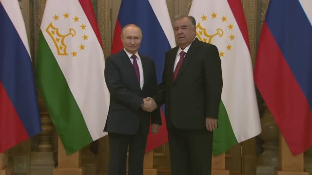 Российско-таджикистанские переговоры (узкий состав) смотреть онлайн