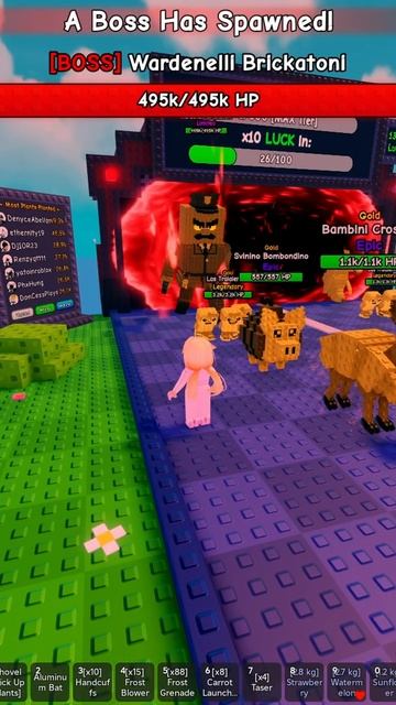 НОВЫЙ БОСС Варденелли Брикатони в Plants Vs Brainrots Роблокс ! смотреть онлайн