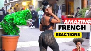 BUSHMAN PRANK. (AMAZING REACTIONS IN THE FRENCH CITY)