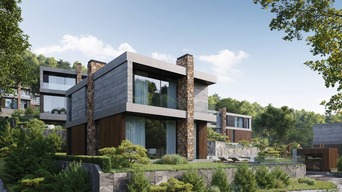 Шикарные виллы в лесу смотреть онлайн