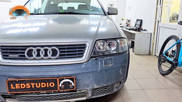 Audi модернизация фар от ledstudio смотреть онлайн