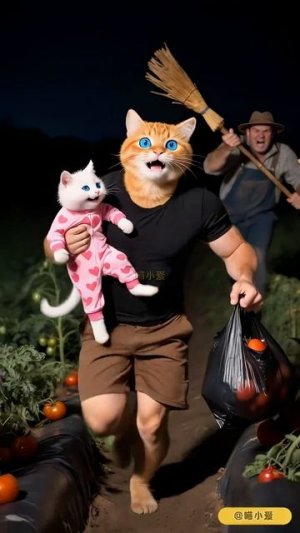 Как бы то ни было, он всё равно отличный отец#котята