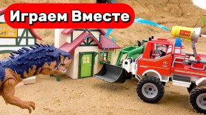 МУЛЬТИКИ ПРО МАШИНКИ И ДИНОЗАВРОВ ДЛЯ ДЕТЕЙ 🚗🦖 МАШИНКИ ПРОТИВ ДИНОЗАВРОВ