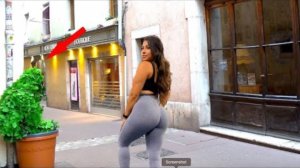 BUSHMAN PRANKS, NIGHT SCARE IN FRENCH CITY OF ANNECY
