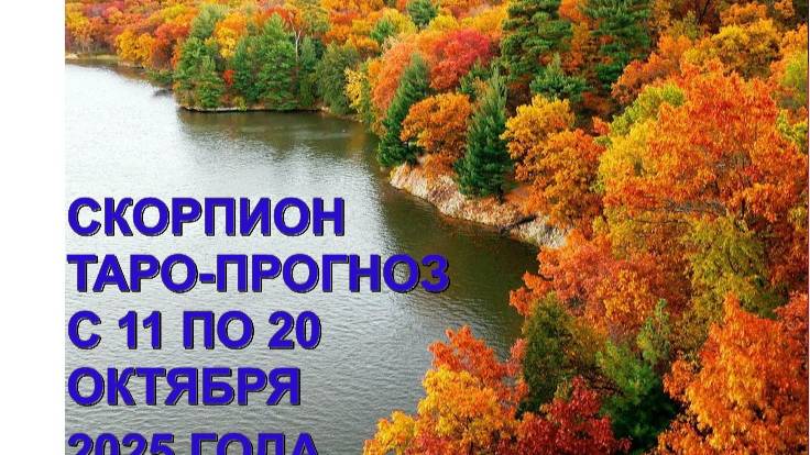 СКОРПИОН ТАРО-ПРОГНОЗ С 11 ПО 20 ОКТЯБРЯ 2025 ГОДА смотреть онлайн