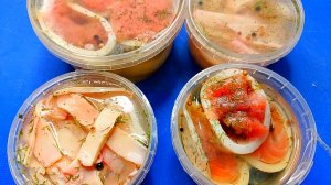 КАЛЬМАР+ГОРБУША (МОРЕПРОДУКТЫ) ПРЕСЕРВЫ