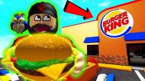 Работаю в БУРГЕРНОЙ 24 ЧАСА «Roblox»