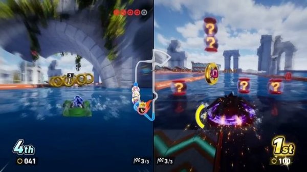 Lando Norris & Oscar Piastri play Sonic Racing_CrossWorlds