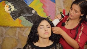 Esperanza's ASMR whispering massage, hair playbrushing, limpia & energy cleansing 💆🏻♀️