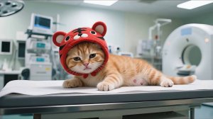 Как котик в больницу попал