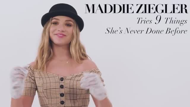 Maddie Ziegler Tries 9 Things She's Never Done Before _ Allure смотреть онлайн