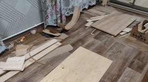 Фанеровка шпоном в без пресса и контактного клея в домашних условиях Часть 1.mp4