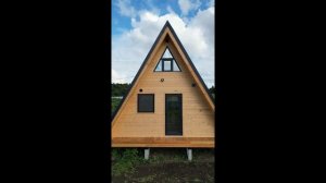 Башкултаево. А-фрейм 6х9м под ключ.