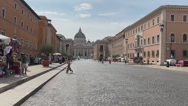 Италия🇮🇹[4К] Рим, красивый город, пешие прогулки по городу. смотреть онлайн